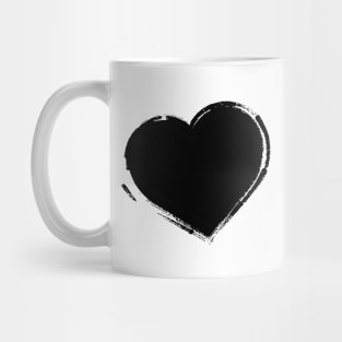 Black Heart Mug